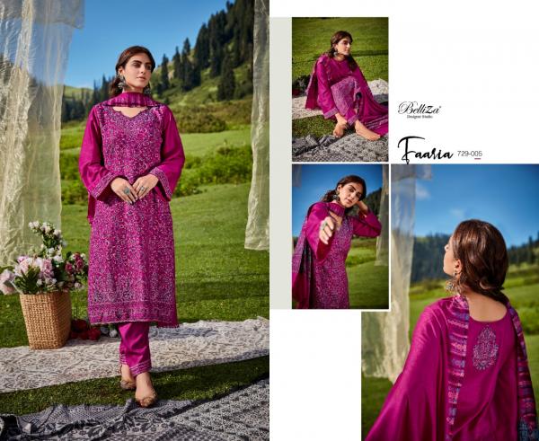 Belliza Faariah Premium Woollen Wear Dress Material Collection